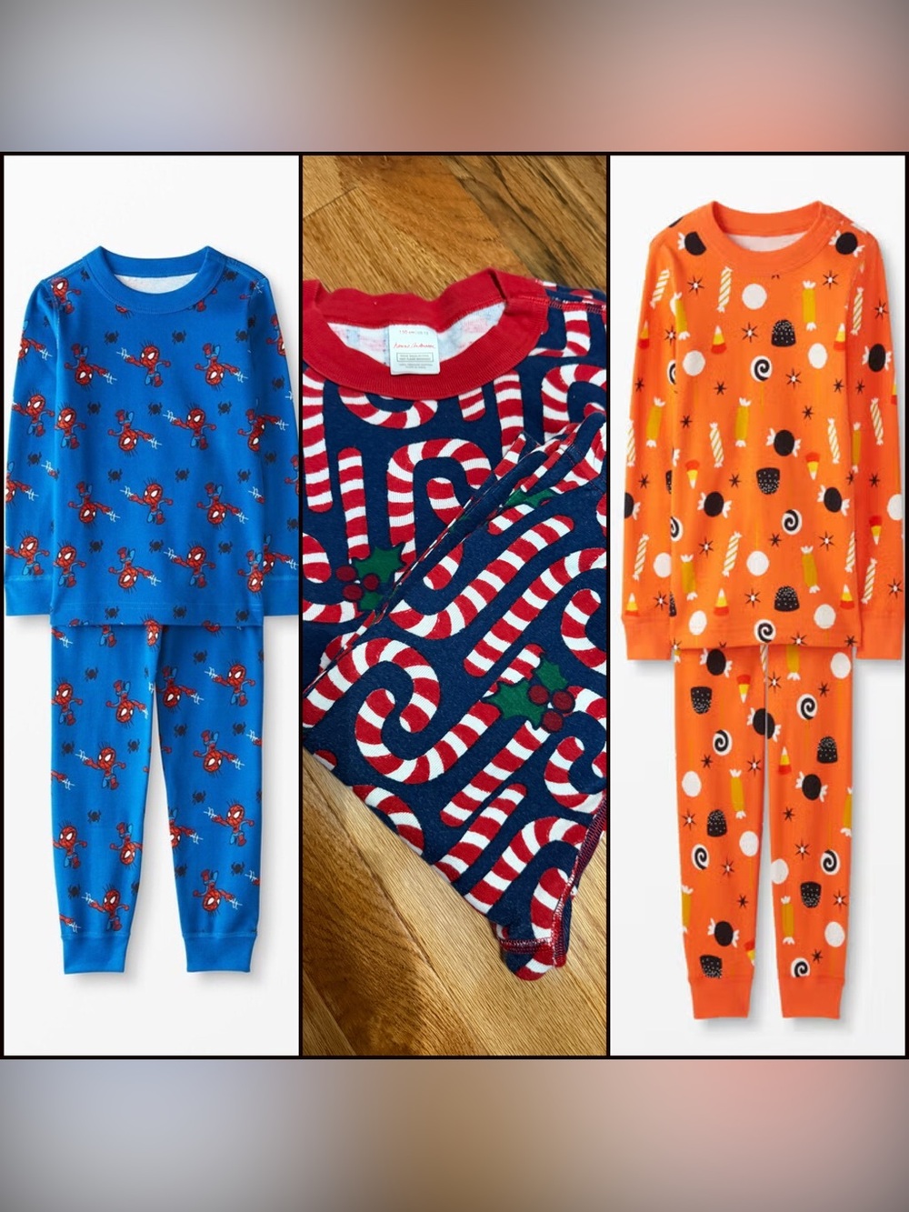Bundle! Hanna Andersson Halloween, Spider-Man, Christmas PJs — Size 12